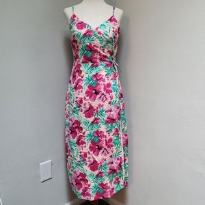 SOLD J. Crew Factory Floral Cotton Wrap dress Style AO365 Size 2